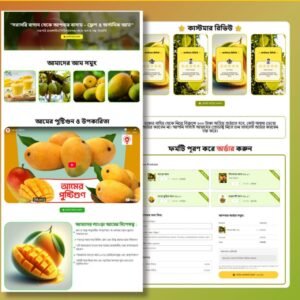 🍋 Mango Landing Page